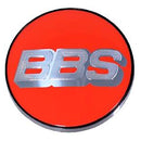 BBS centerkapsel ø56 mm sølv/rød nürburgring-edition