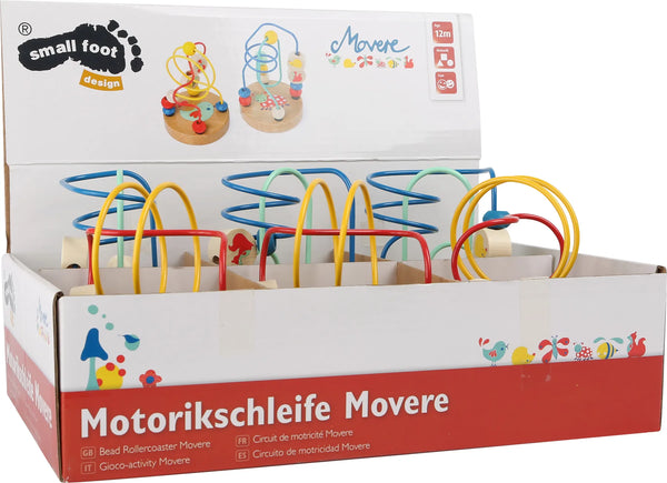 Display Aktivitets Loop (6 Stk) Træ – Move It – small foot