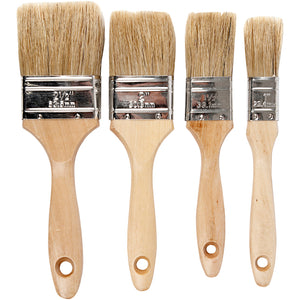 Kulissepensel, L: 19,5-21 cm, B: 25-63 mm, flad, 4 stk./ 1 pk.