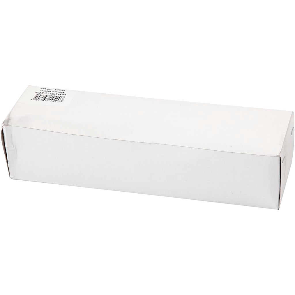 Kulissepensel, L: 19,5-21 cm, B: 25-63 mm, flad, 4 stk./ 1 pk.