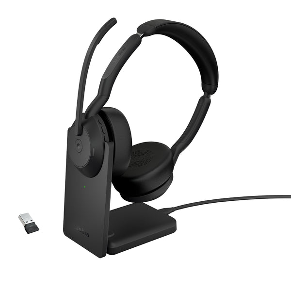 Jabra Evolve2 55 MS Stereo Trådløs Headset Sort
