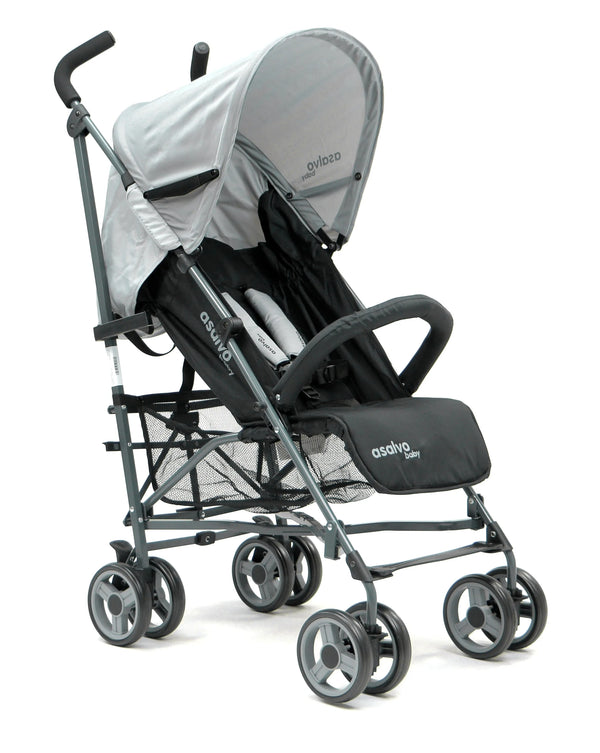 Klapvogn Trotter Plus Justerbar – Antracit – Asalvo