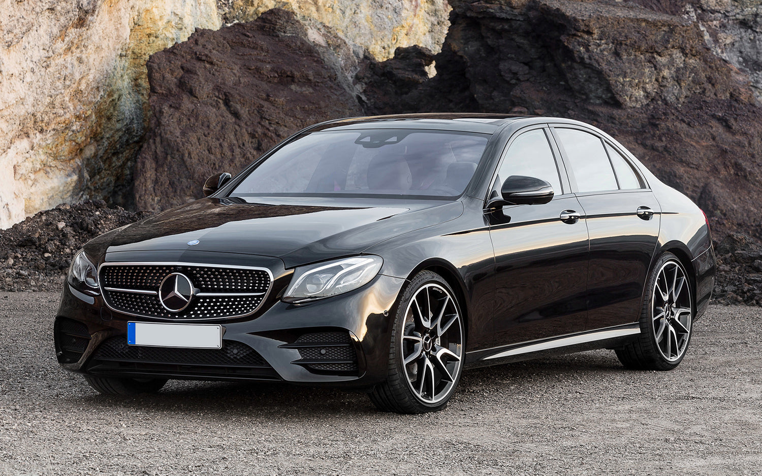 Læssekantbeskytter Mercedes E-Klasse W213 Sedan 2016-2023 i rustfrit stål - avisa