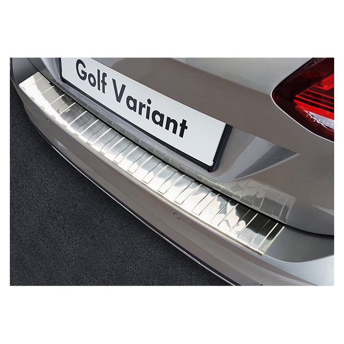 Læssekantbeskytter VW Golf VII Variant 2017-2019 i poleret rustfrit stål - avisa