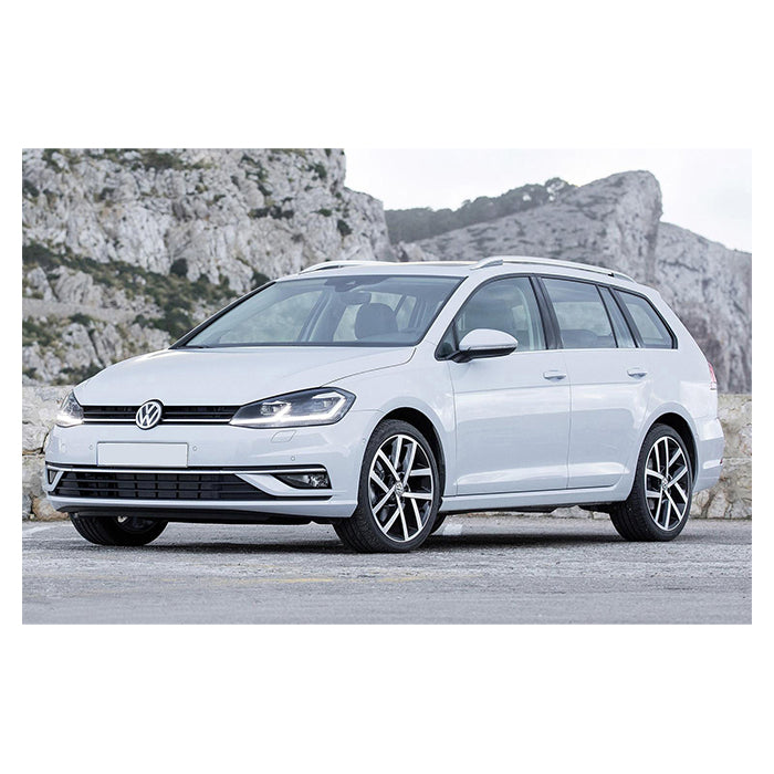 Læssekantbeskytter VW Golf VII Variant 2017-2019 i poleret rustfrit stål - avisa