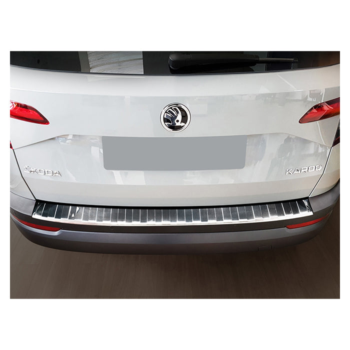 Læssekantbeskytter Skoda Karoq Clever 2017+ i poleret rustfrit stål - Avisa