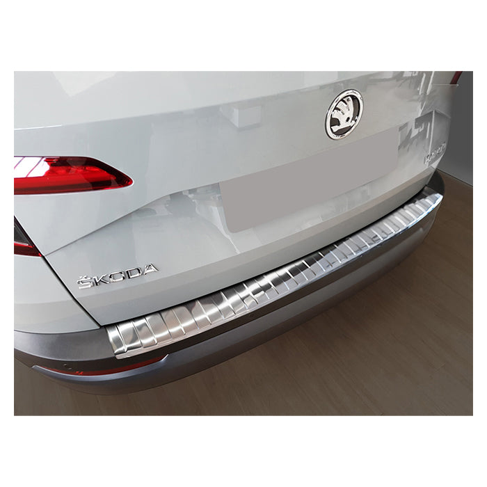 Læssekantbeskytter Skoda Karoq Clever 2017+ i poleret rustfrit stål - Avisa