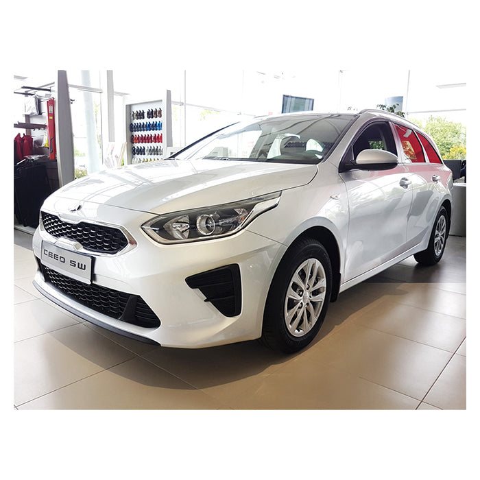 Læssekantbeskytter Kia Ceed SW 2018- - poleret rustfrit stål, skræddersyet pasform, Avisa