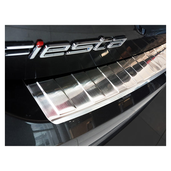 Læssekantbeskytter Ford Fiesta MK8 3D/5D 2017- - Rustfrit stål - Avisa