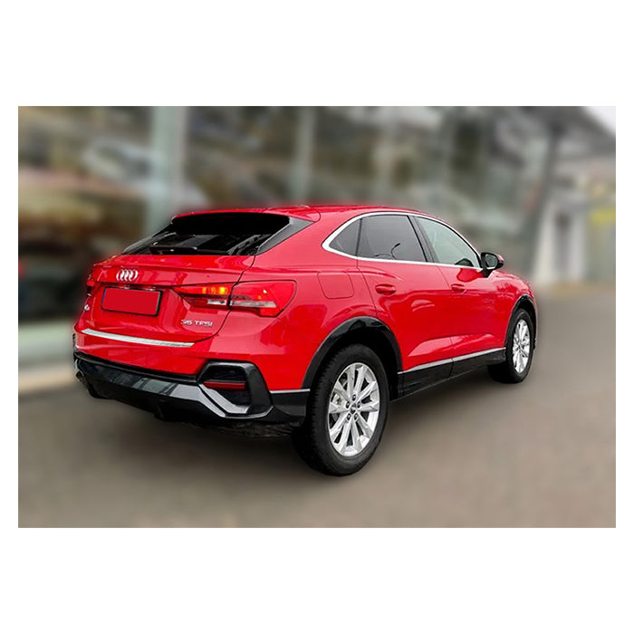 Læssekantbeskytter Audi Q3 2019- - poleret rustfrit stål, nem montering - avisa