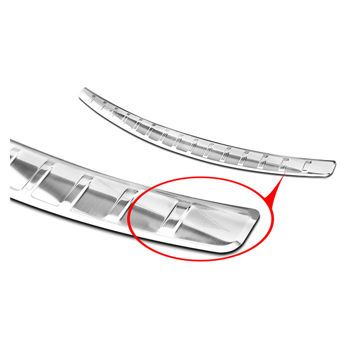 Læssekantbeskytter til Mercedes C-Klasse W205 (2014-2021) i poleret rustfrit stål - Avisa