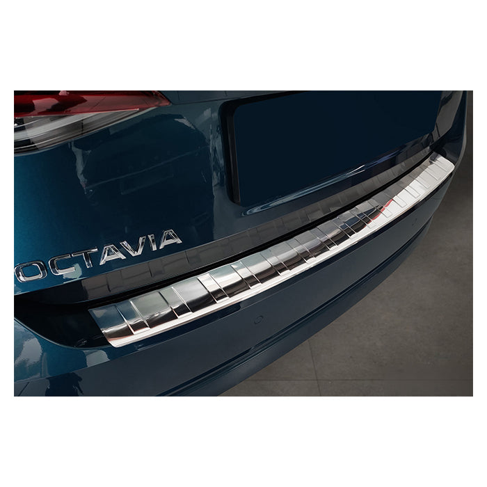 Læssekantbeskytter Skoda Octavia IV Liftback 2019- i poleret rustfrit stål - Avisa