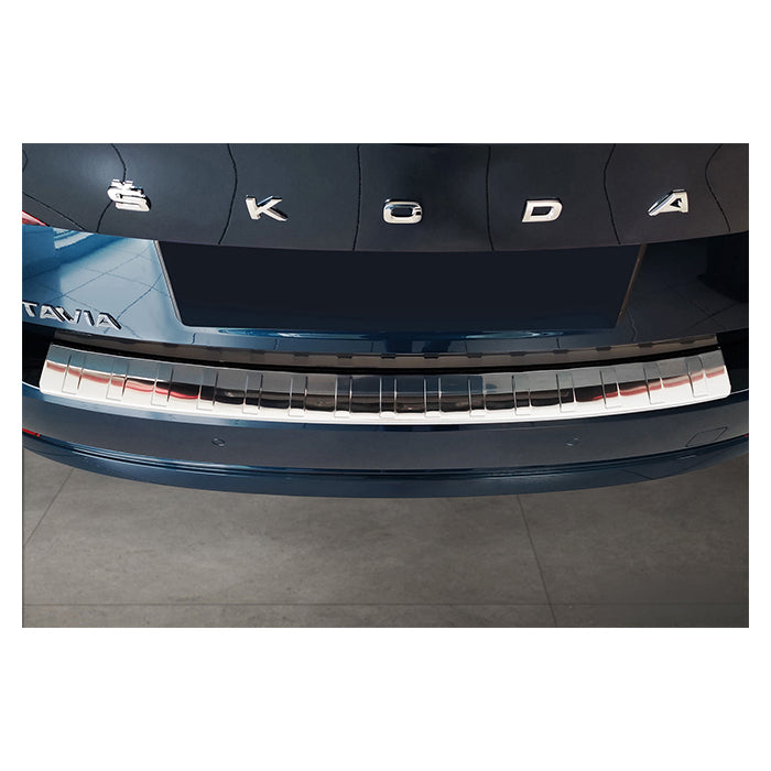 Læssekantbeskytter Skoda Octavia IV Liftback 2019- i poleret rustfrit stål - Avisa