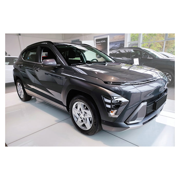 Læssekantbeskytter til Hyundai Kona II 2023 i poleret rustfrit stål - Avisa