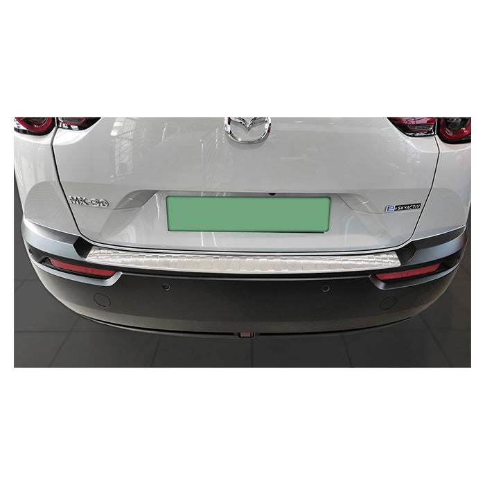 Læssekantbeskytter Mazda MX-30 2020- - poleret rustfrit stål, nem montering, Avisa