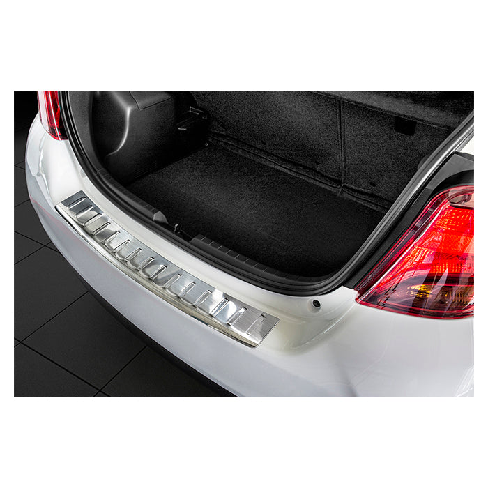 Læssekantbeskytter Toyota Yaris III 5D 2014-2019 i poleret rustfrit stål - avisa