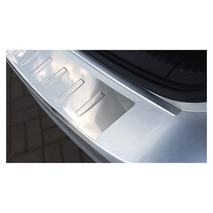 Læssekantbeskytter Skoda Rapid 2012 i poleret rustfrit stål - avisa