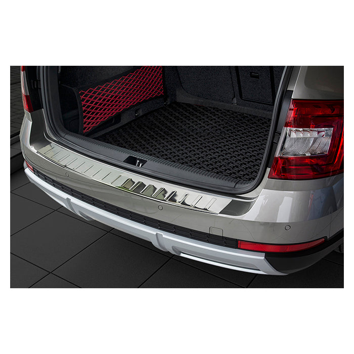 Læssekantbeskytter Skoda Octavia Scout 5E 2014-2022 i poleret rustfrit stål - avisa