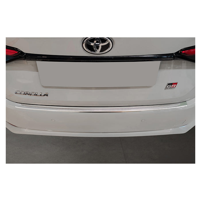 Læssekantbeskytter til Toyota Corolla XII Sedan 2018 - 2019 i poleret rustfrit stål - Avisa