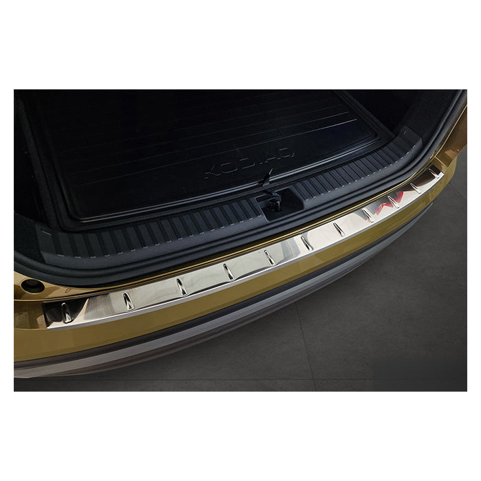 Læssekantbeskytter Skoda Kodiaq II 2024- i poleret rustfrit stål - Avisa