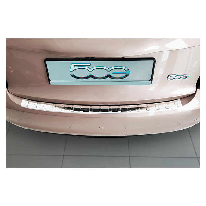 Læssekantbeskytter Fiat 500 E Hatchback 3D 2020- i poleret rustfrit stål - Avisa