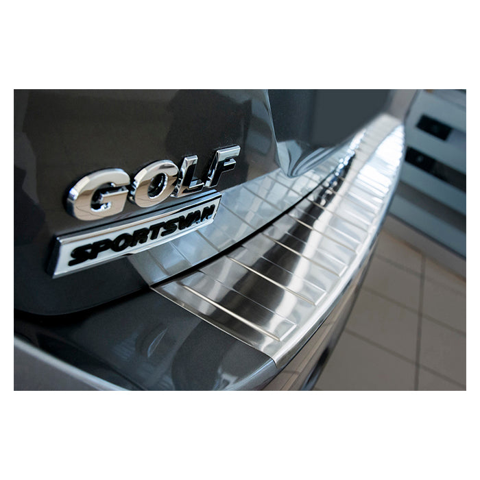 Læssekantbeskytter VW Golf Sportsvan 2014-2017 i poleret rustfrit stål - Avisa