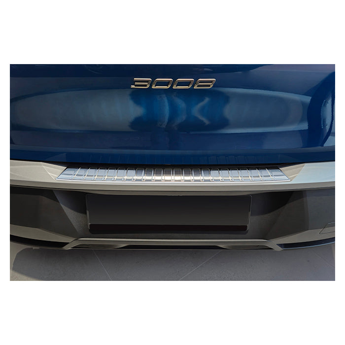Læssekantbeskytter Peugeot 3008 III 2024- i poleret rustfrit stål - Avisa