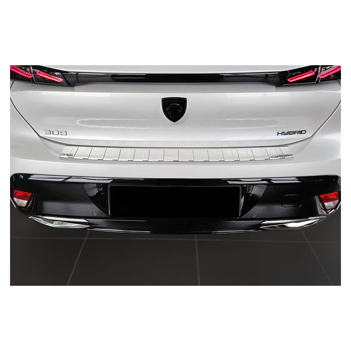 Læssekantbeskytter Peugeot 308 III Hatchback 2022 i poleret rustfrit stål - Avisa