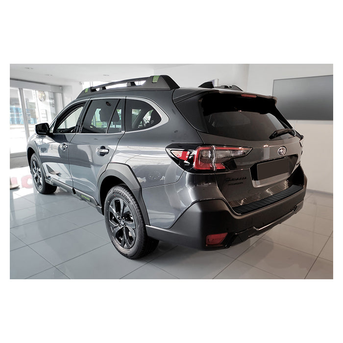 Læssekantbeskytter Subaru Outback VI BT 2021- - Matsort, rustfrit stål - Avisa