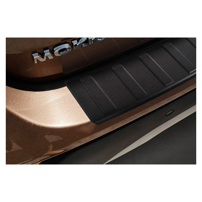 Læssekantbeskytter Opel Mokka X 2016- - matsort rustfrit stål, let montering - Avisa