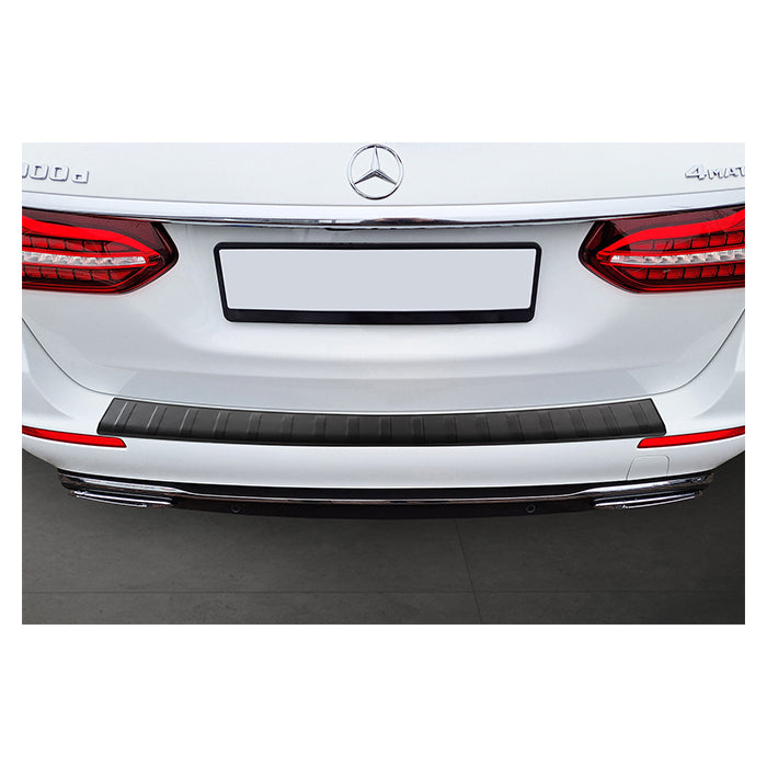 Læssekantbeskytter Mercedes E Klasse W213 2016- - matsort, rustfrit stål - Avisa