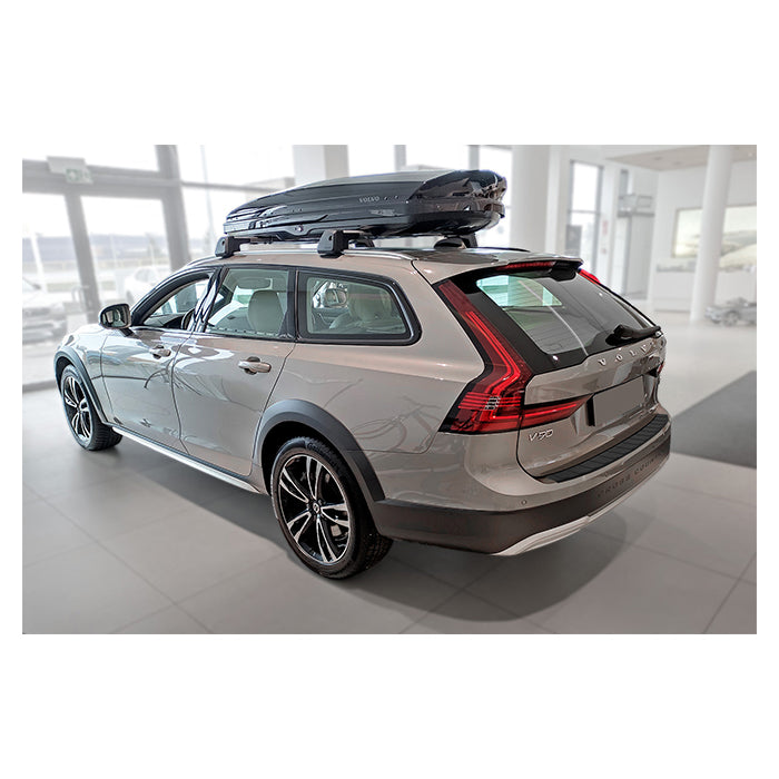 Læssekantbeskytter til Volvo V90 Cross Country 2016- - matsort, formstøbt, nem montering - Avisa