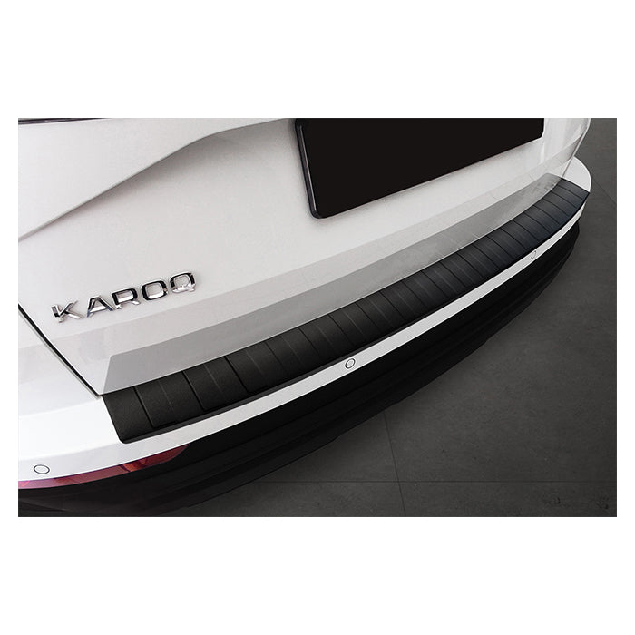 Læssekantbeskytter Skoda Karoq 2022 matsort formstøbt rustfrit stål - Avisa