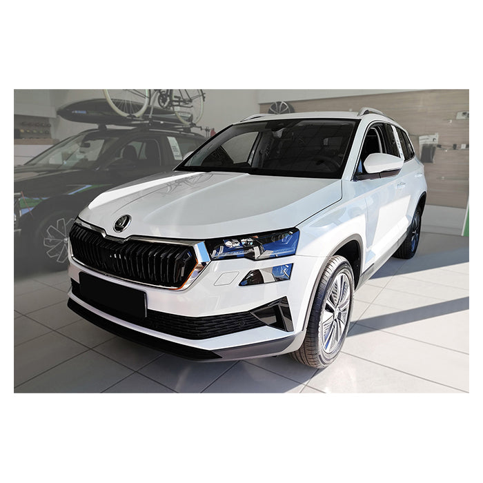 Læssekantbeskytter Skoda Karoq 2022 matsort formstøbt rustfrit stål - Avisa