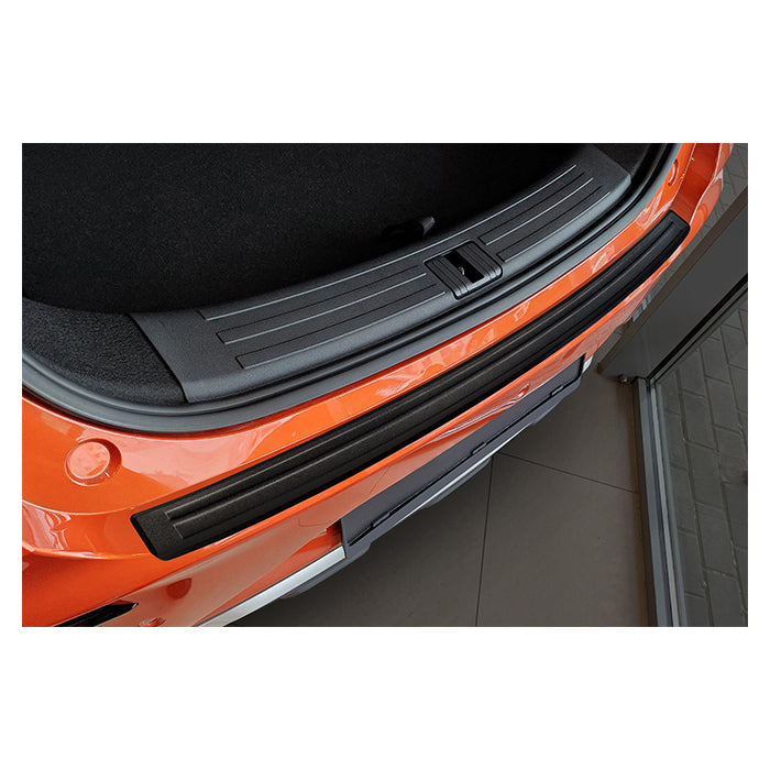 Læssekantbeskytter MG ZS/ZS EV 2019- - sort rustfrit stål, formstøbt, tape-monteret - Avisa