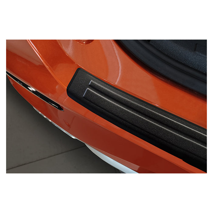 Læssekantbeskytter MG ZS/ZS EV 2019- - sort rustfrit stål, formstøbt, tape-monteret - Avisa