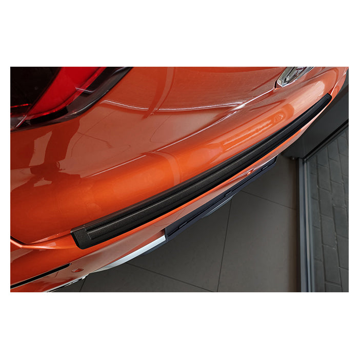 Læssekantbeskytter MG ZS/ZS EV 2019- - sort rustfrit stål, formstøbt, tape-monteret - Avisa