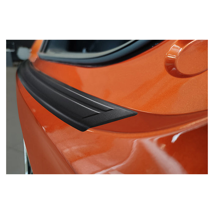 Læssekantbeskytter MG ZS/ZS EV 2019- - sort rustfrit stål, formstøbt, tape-monteret - Avisa