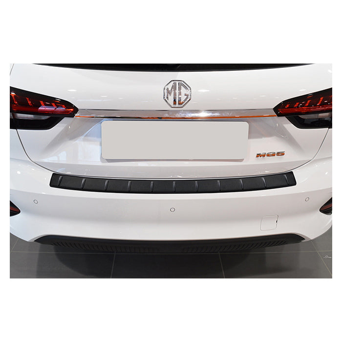 Læssekantbeskytter til MG 5 EV SW 2022 matsort - formstøbt rustfrit stål, nem montering, Avisa