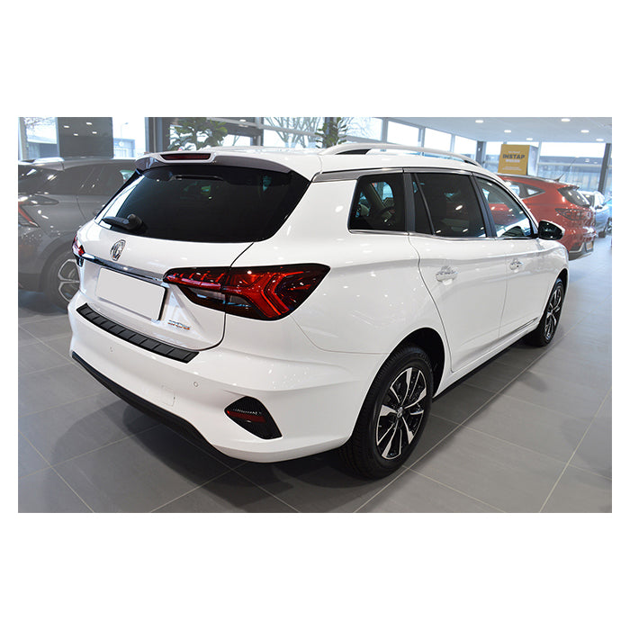 Læssekantbeskytter til MG 5 EV SW 2022 matsort - formstøbt rustfrit stål, nem montering, Avisa