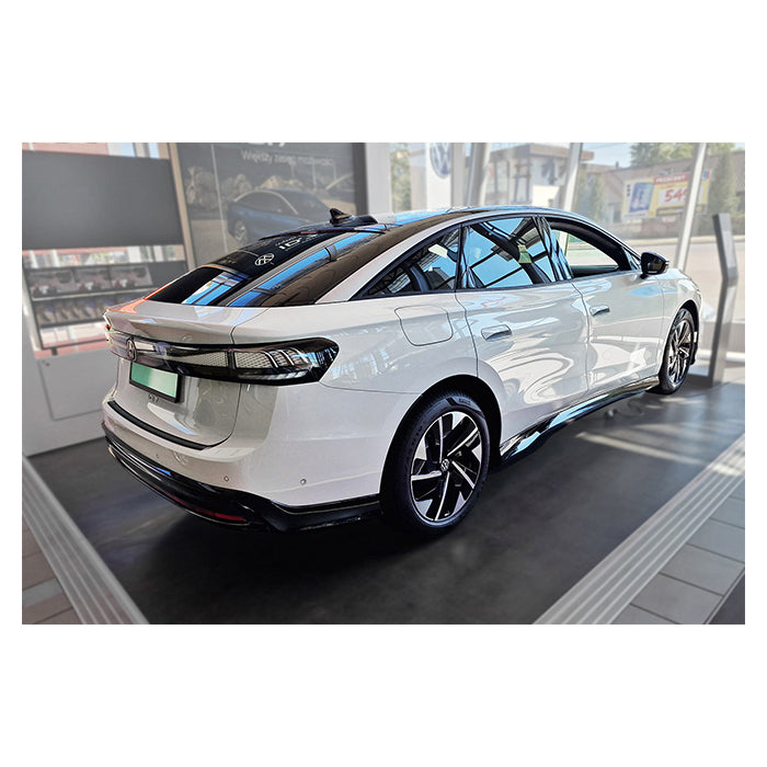 Læssekantbeskytter VW ID.7 2023 matsort - formstøbt rustfrit stål, dobbeltklæbende tape, Avisa