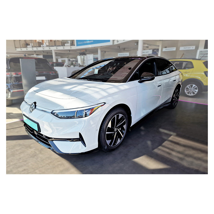 Læssekantbeskytter VW ID.7 2023 matsort - formstøbt rustfrit stål, dobbeltklæbende tape, Avisa