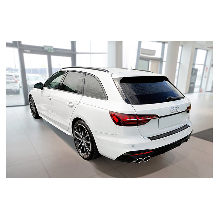 Læssekantbeskytter Audi A4 B9 Avant 2015- - matsort, formstøbt, nem montering - Avisa
