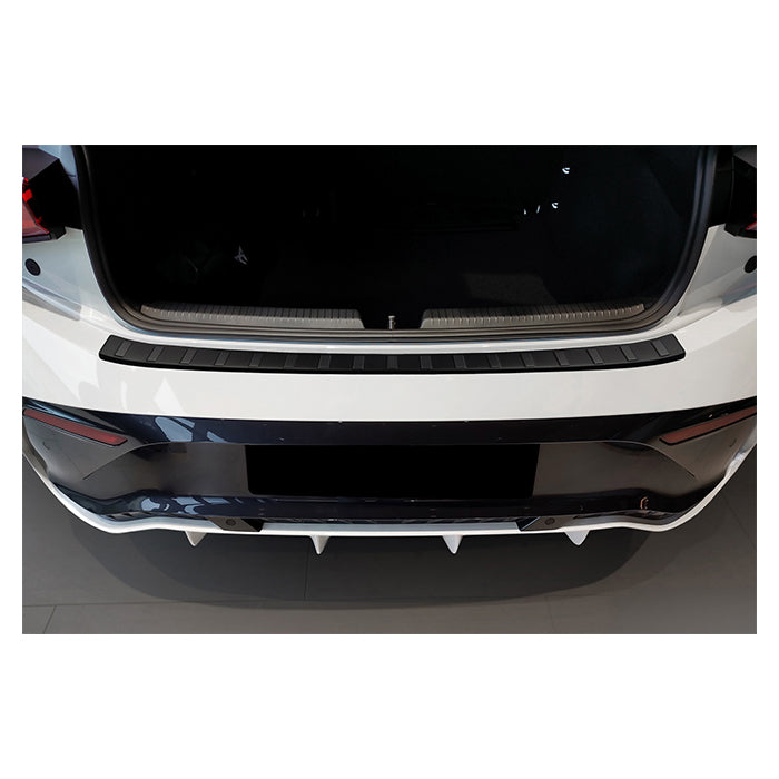 Læssekantbeskytter Cupra Born 2021 matsort i rustfrit stål - nem montering med dobbeltklæbende tape, vejrbestandig - Avisa