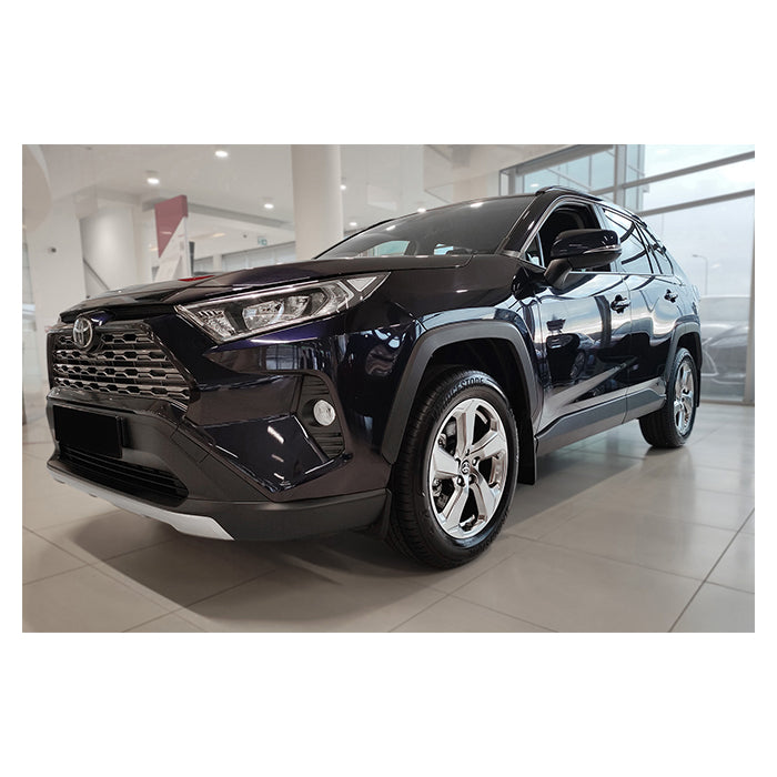 Læssekantbeskytter til Toyota RAV4 V/Hybrid 2018- - matsort, formstøbt, rustfrit stål - Avisa