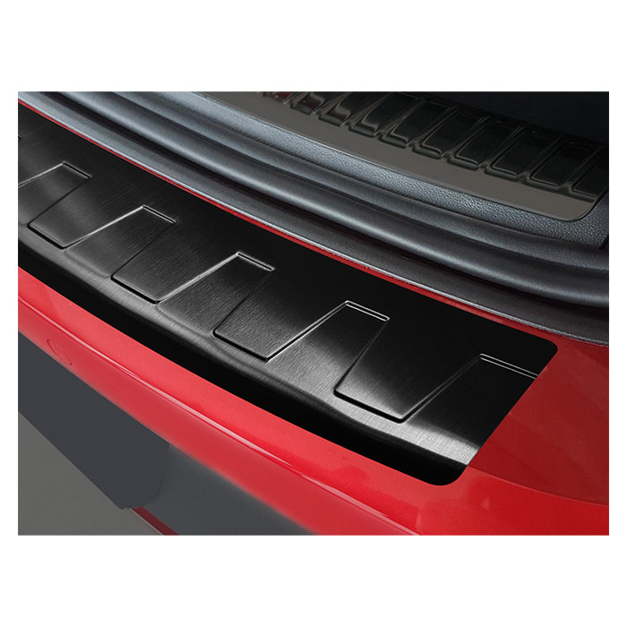 Læssekantbeskytter Seat Leon St.car 2013-2020 i sort rustfrit stål - avisa