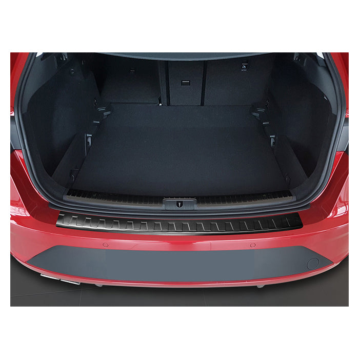 Læssekantbeskytter Seat Leon St.car 2013-2020 i sort rustfrit stål - avisa