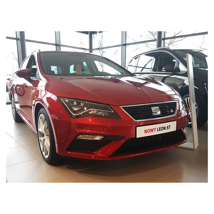 Læssekantbeskytter Seat Leon St.car 2013-2020 i sort rustfrit stål - avisa