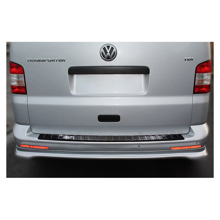 Læssekantbeskytter VW Transporter T5/T6 2003- sort i rustfrit stål, selvklæbende - Avisa