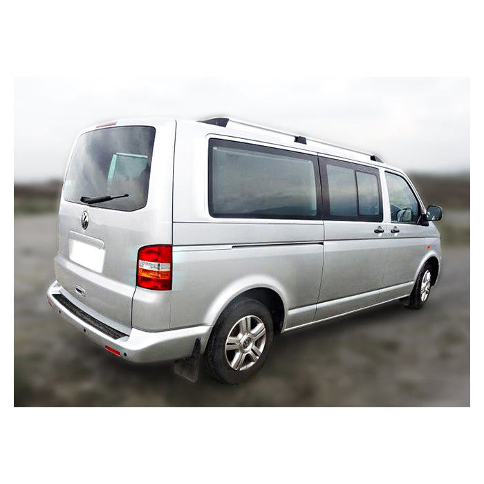 Læssekantbeskytter VW Transporter T5/T6 2003- sort i rustfrit stål, selvklæbende - Avisa